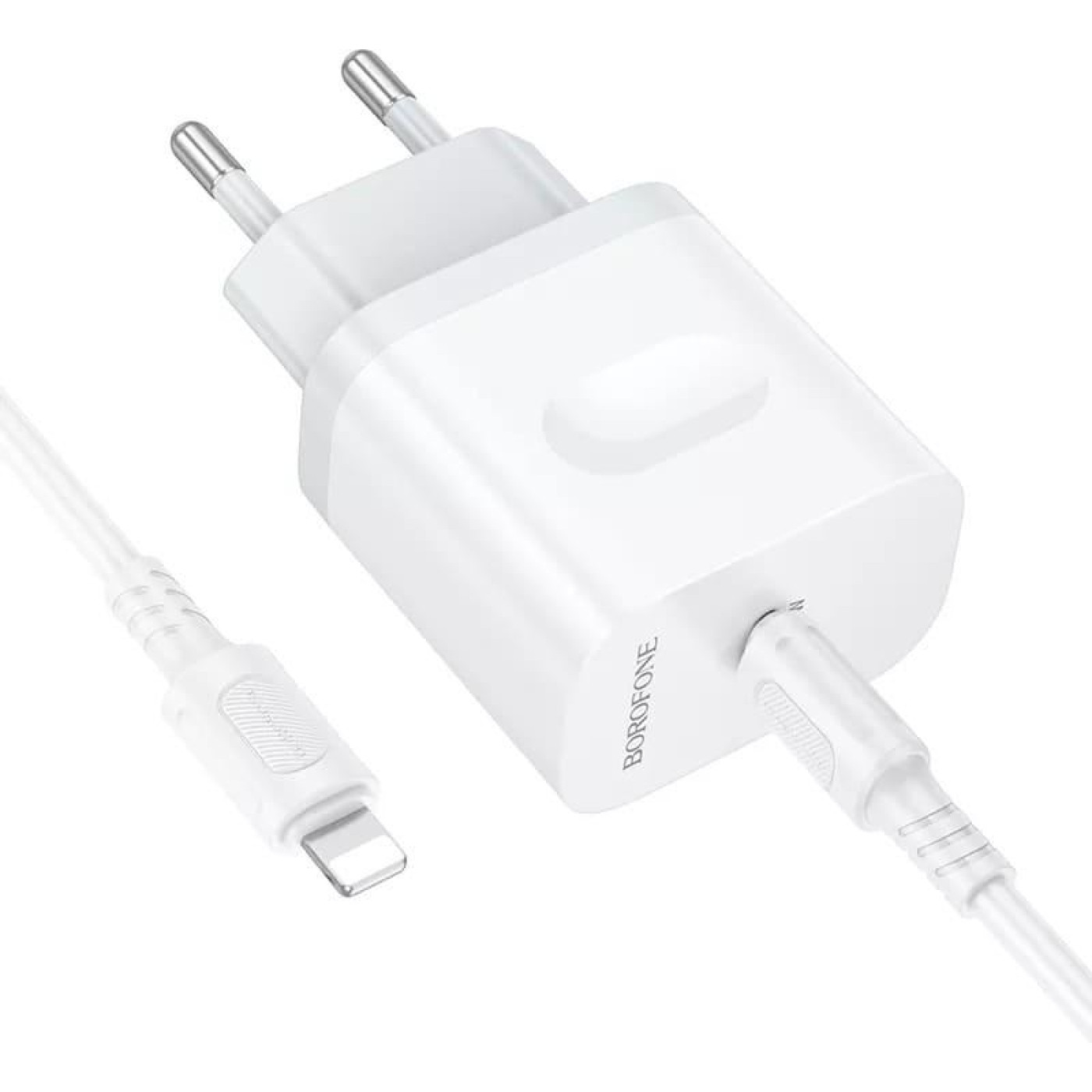 Зарядное устройство Borofone BA99A Breeze single port PD20W charger set(C to iP) White (6941991121364)