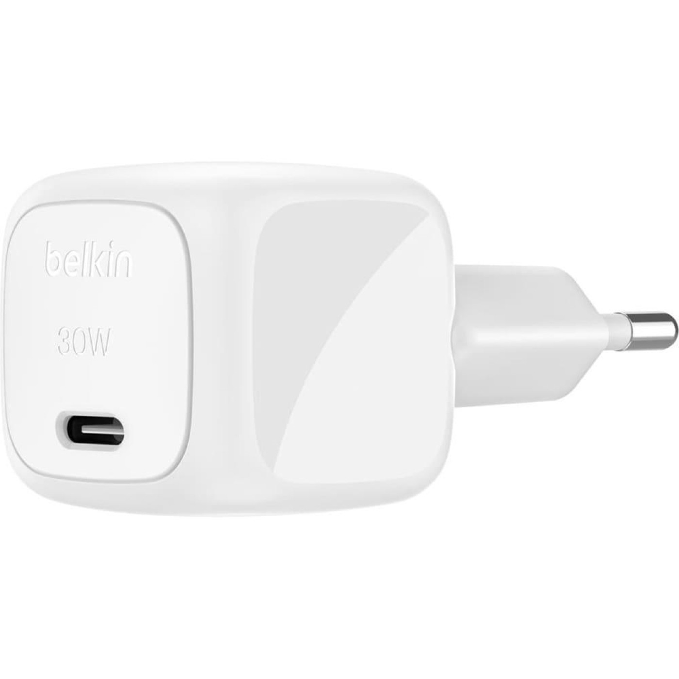 Зарядное устройство BELKIN 30Вт USB-С PD PPS, кабель USB-С > USB-C, 1м, PVC, билий (WCA008KQ1MWH-B6)
