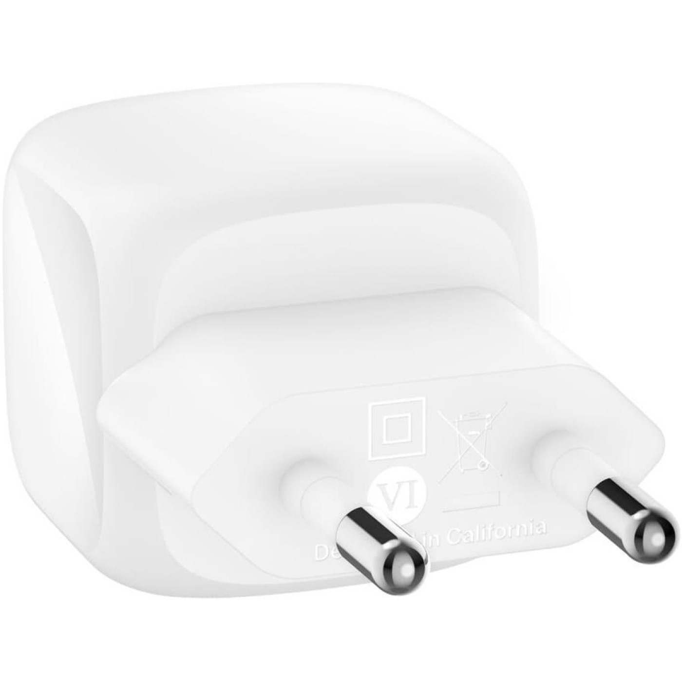 Зарядное устройство BELKIN 30Вт USB-С PD PPS, кабель USB-С > USB-C, 1м, PVC, билий (WCA008KQ1MWH-B6)