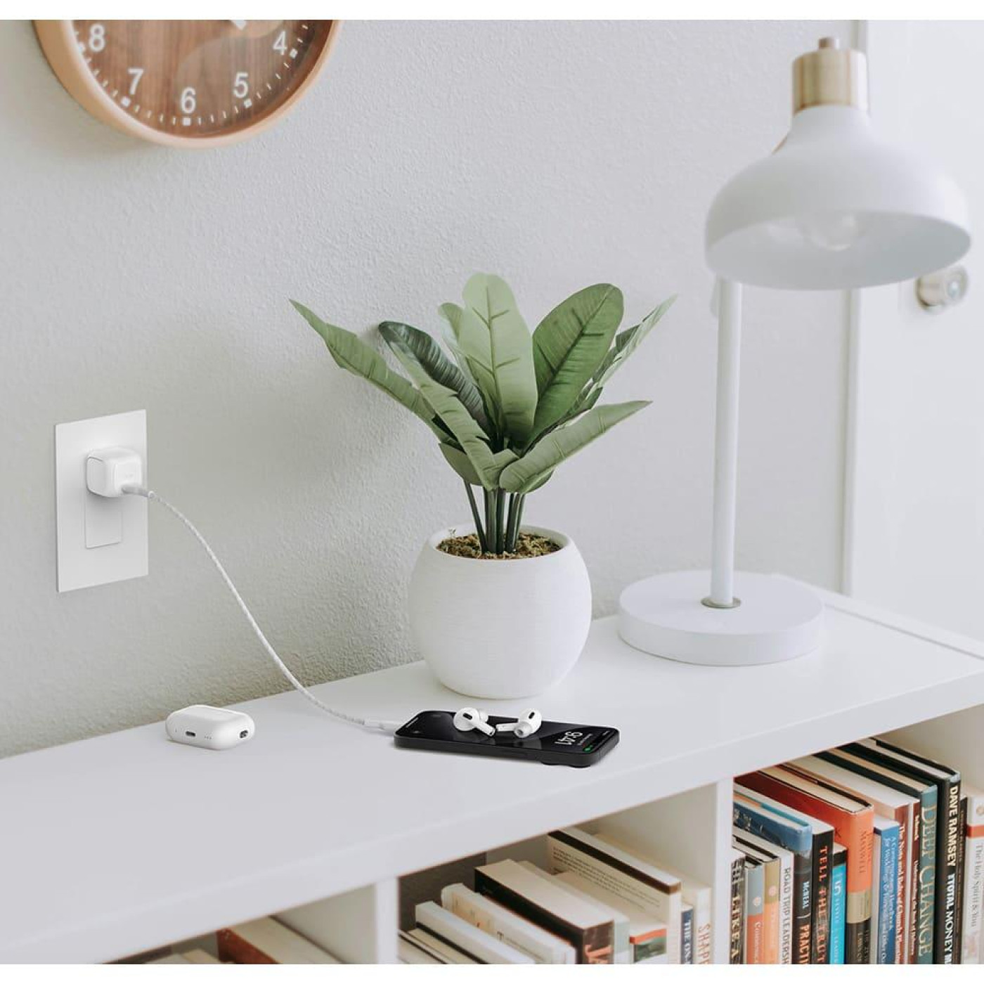 Зарядное устройство BELKIN 30Вт USB-С PD PPS, кабель USB-С > USB-C, 1м, PVC, билий (WCA008KQ1MWH-B6)