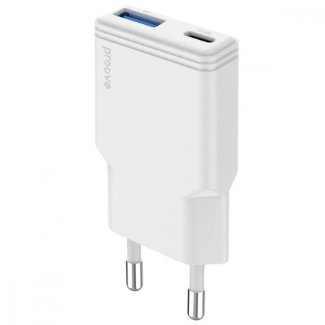 Зарядное устройство Proove Slender 30W (Type-C + USB) white (WCSL30110002)
