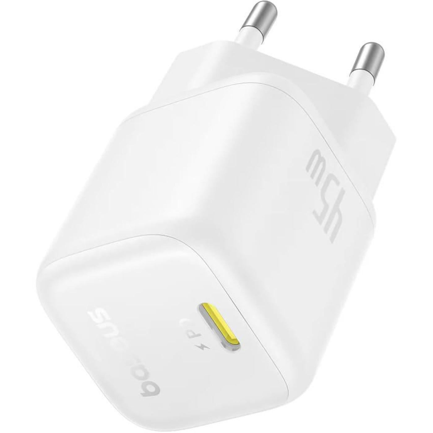 Зарядное устройство Baseus PicoGo GaN Fast Charger 1C 45W EU Moon White (P10176800213-00)