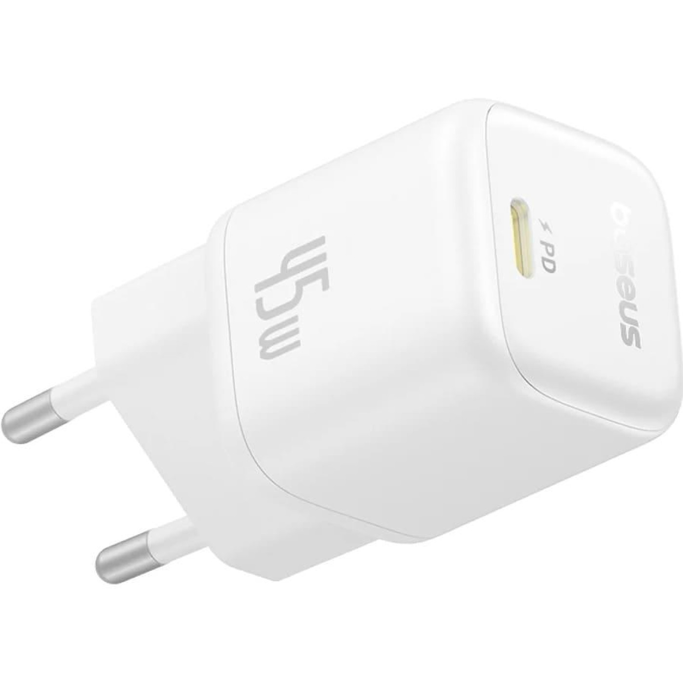 Зарядное устройство Baseus PicoGo GaN Fast Charger 1C 45W EU Moon White (P10176800213-00)