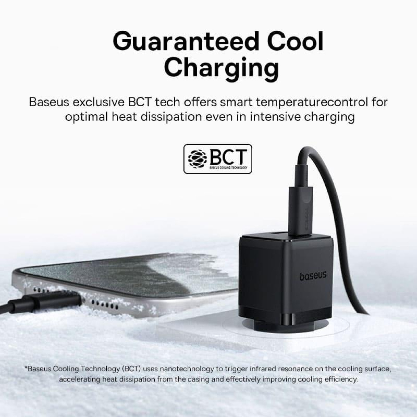 Зарядное устройство Baseus Palm Fast Charger C+U 30W EU Cluster Black (with Mini White Cable USB-C to USB-C 60W (20V/3A) 1m) (P1011160A113-01)