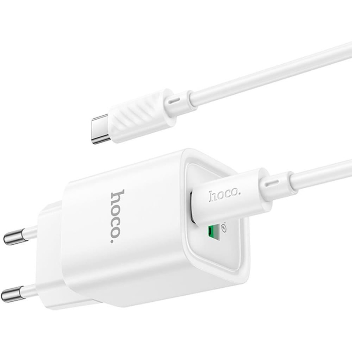 Зарядное устройство Hoco C149A Charm PD30W+QC3.0 charger set (C to C)(EU) White (6942007630351)