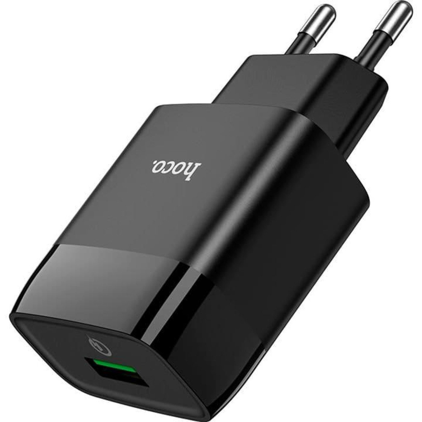 Зарядное устройство Hoco C72Q Glorious single port QC3.0 charger 18W Black (6931474732507)