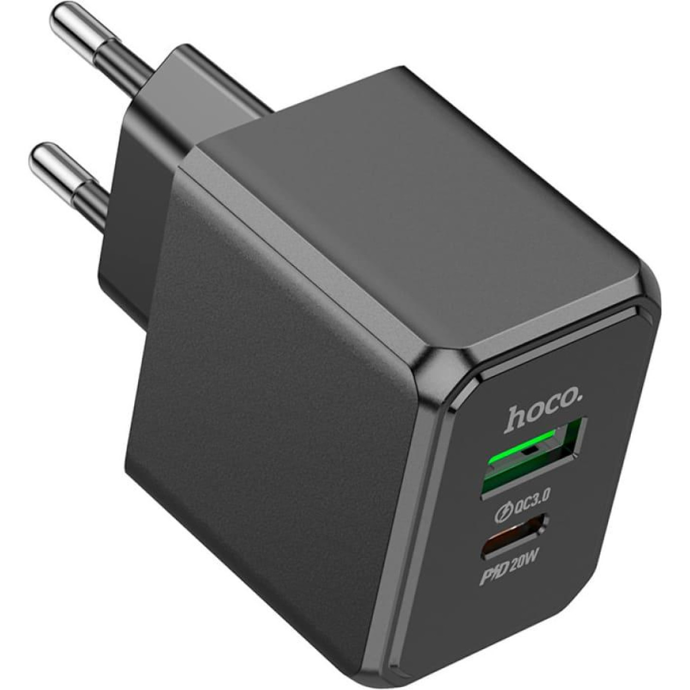 Зарядное устройство Hoco CS14A Ocean PD20W+QC3.0 charger Black (6942007603898)
