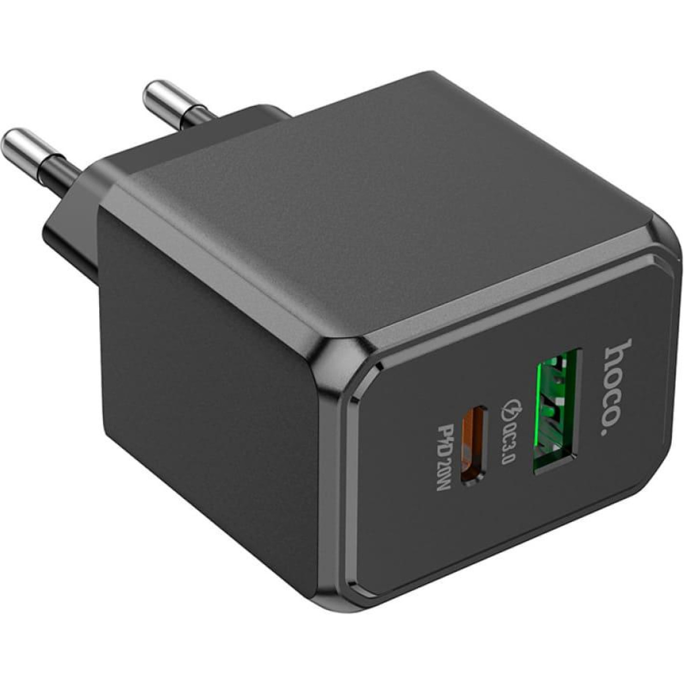 Зарядное устройство Hoco CS14A Ocean PD20W+QC3.0 charger Black (6942007603898)