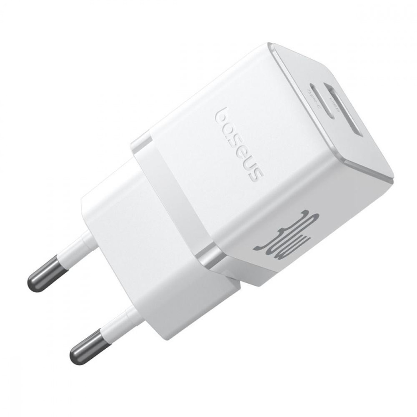 Зарядное устройство Baseus Palm Fast Charger Type-C+USB 30W white (P1011160A213-00)