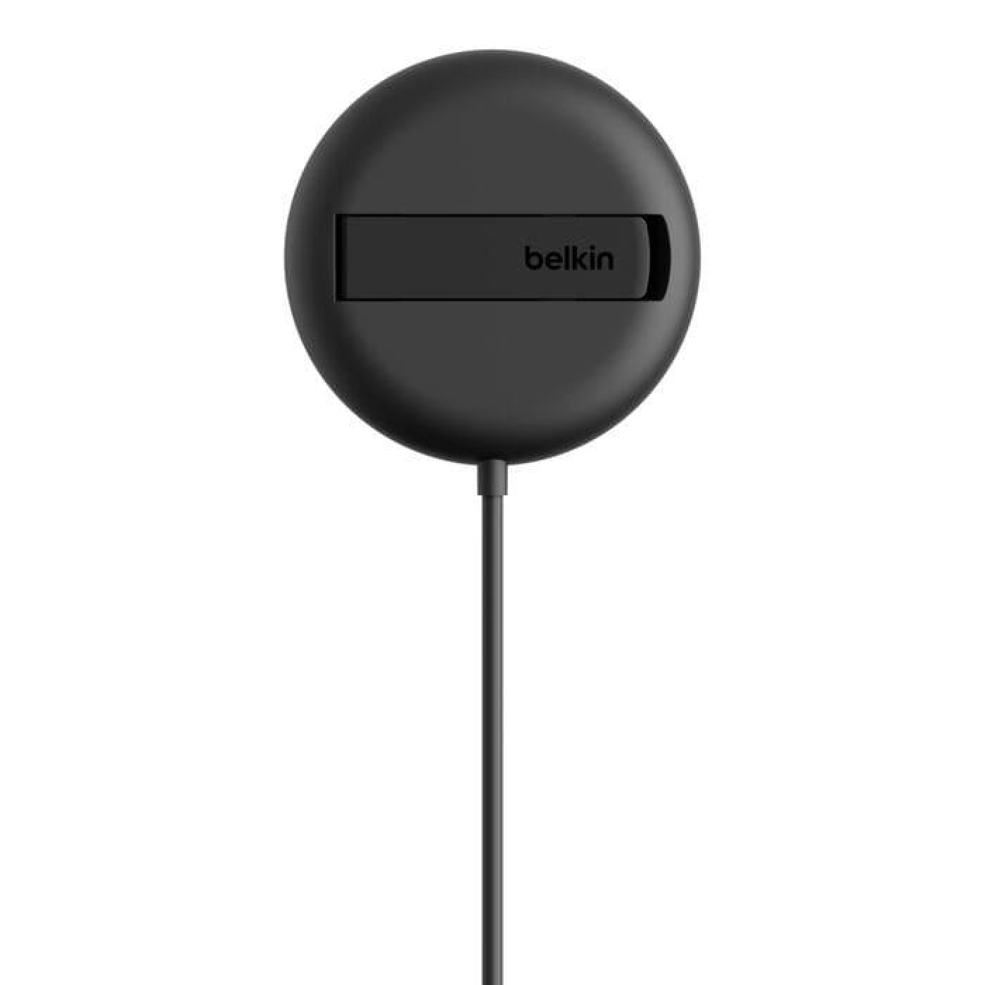Зарядний пристрій Belkin UltraCharge Magnetic Kickstand 15Вт, чорний (WIA011HQBK)
