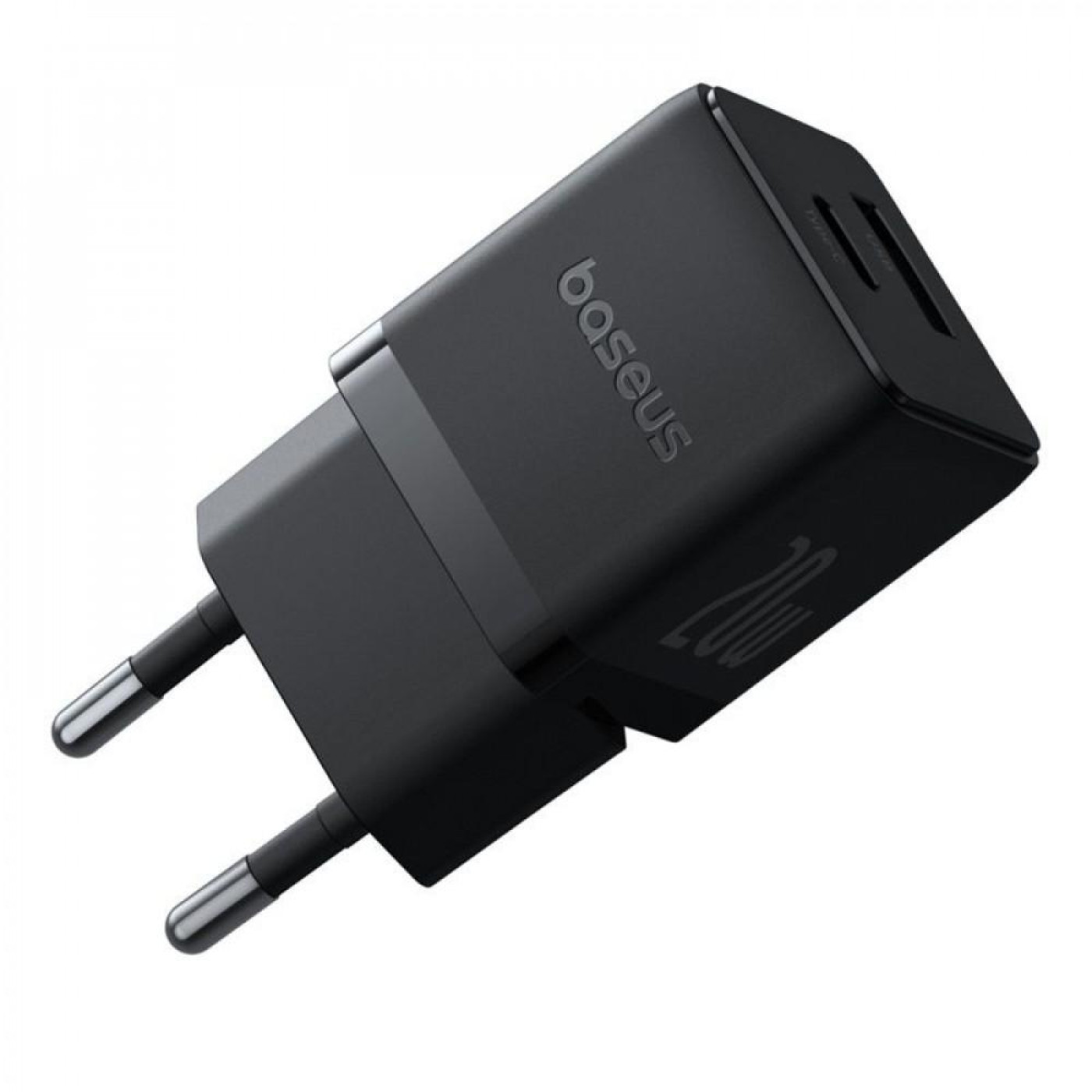 Зарядное устройство Baseus Palm Fast Charger 20W (Type-C + USB) 20W + Кабель Type-C to Type-C 60W (1m) black (P10111608113-01)