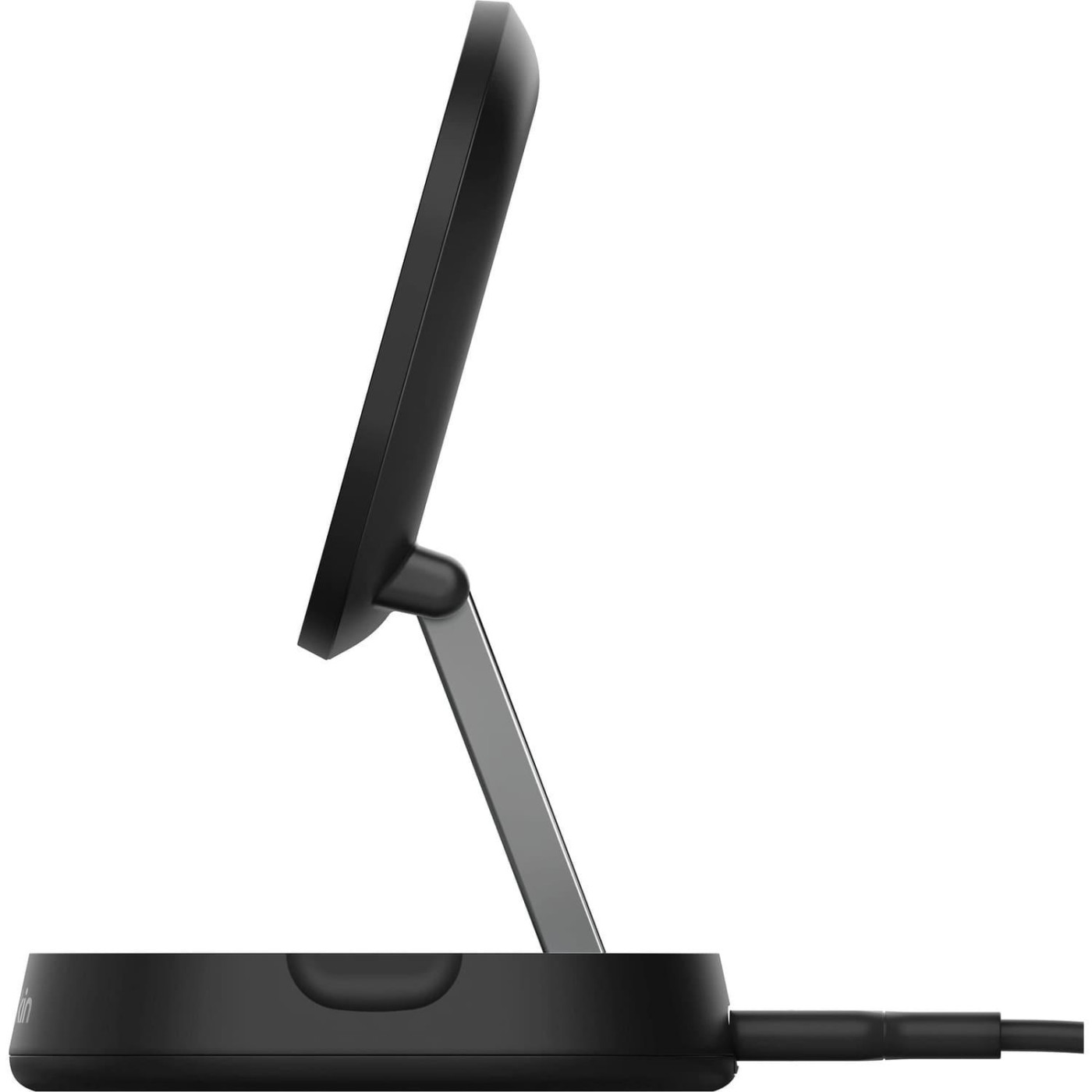Зарядний пристрій Belkin 15Вт Magnetic Stand Qi2, чорний (WIA008VFBK)