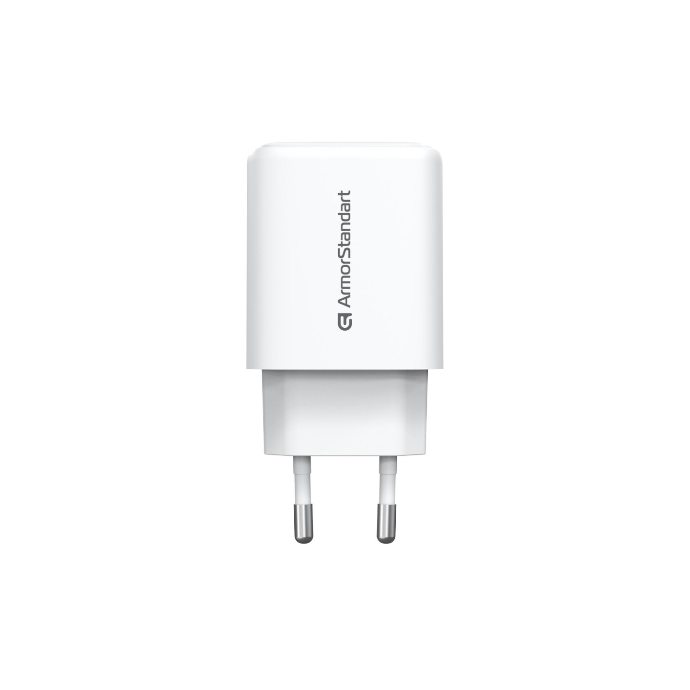 Зарядное устройство ArmorStandart AR-T202WEU 20W GaN USB-C+ USB-A White (ARM89531)