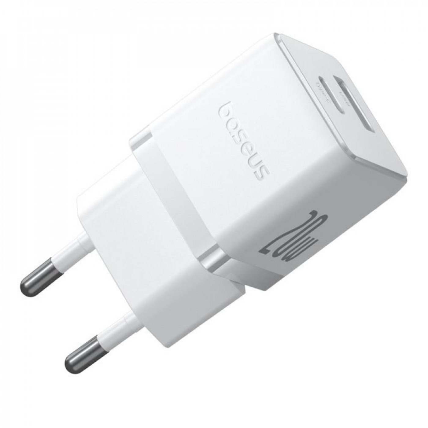 Зарядное устройство Baseus Palm Fast Charger 20W (Type-C + USB) 20W + Кабель Type-C to Type-C 60W (1m) white (P10111608213-01)