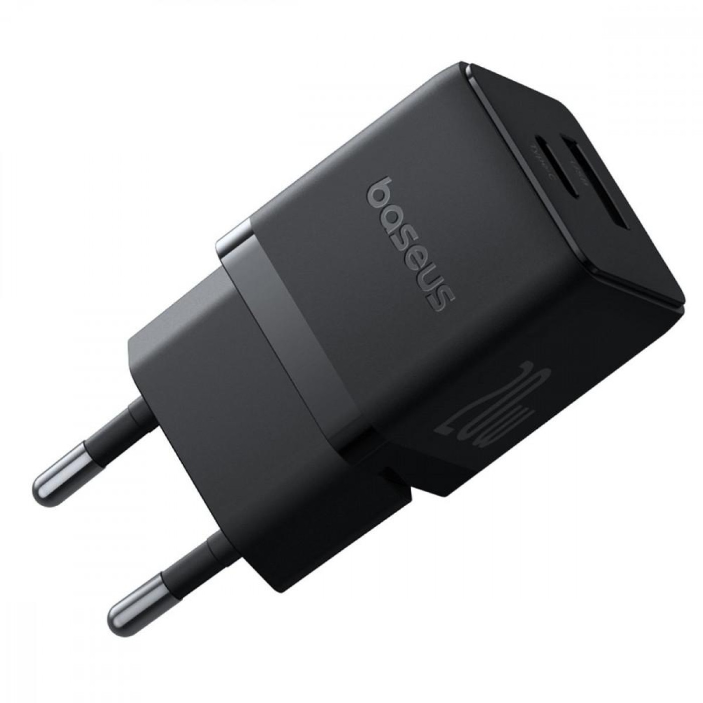 Зарядное устройство Baseus Palm Fast Charger 20W (Type-C + USB) black (P10111608113-00)