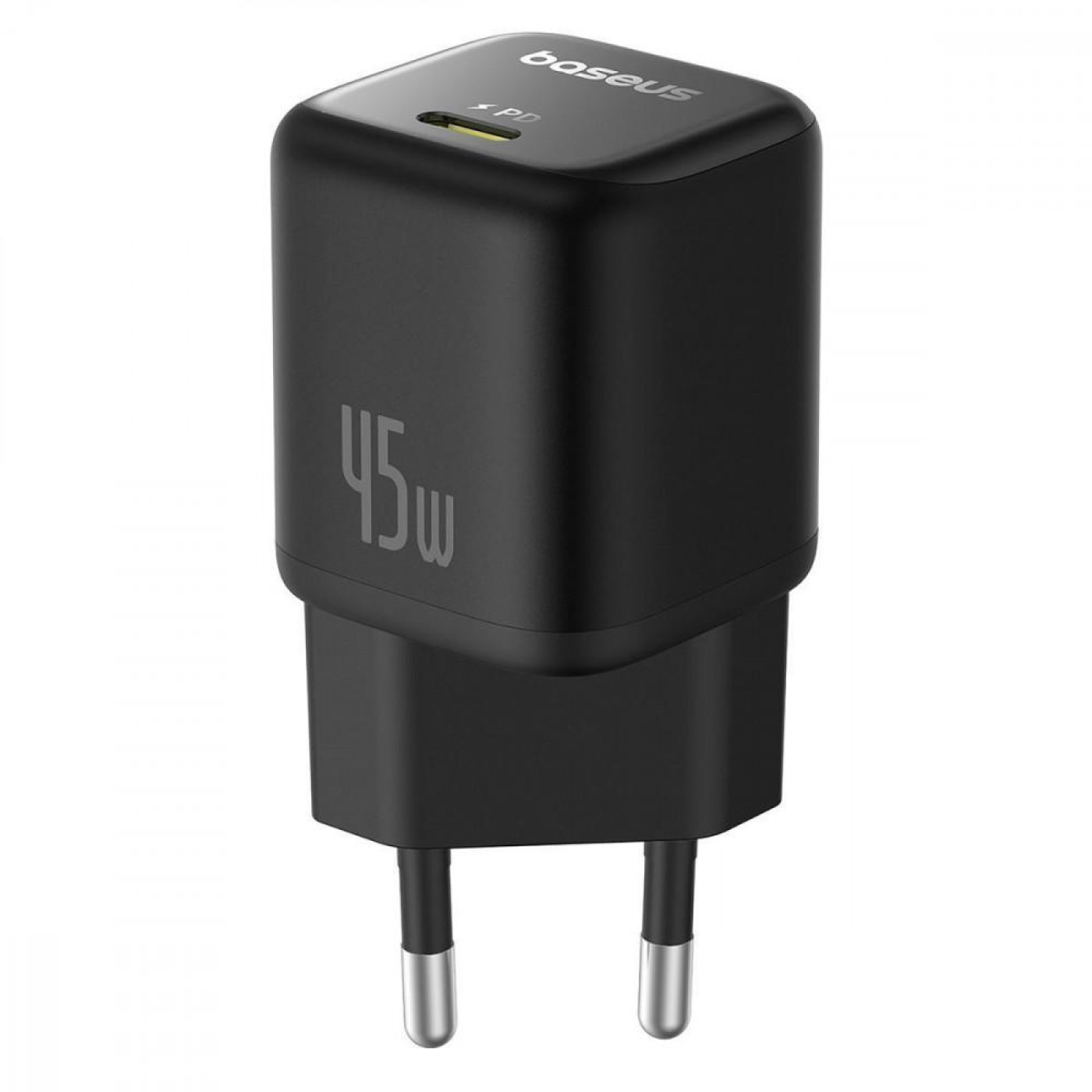 Зарядное устройство Baseus PicoGo GaN Fast Charger 1C 45W EU Cosmic Black (P10176800123-00)