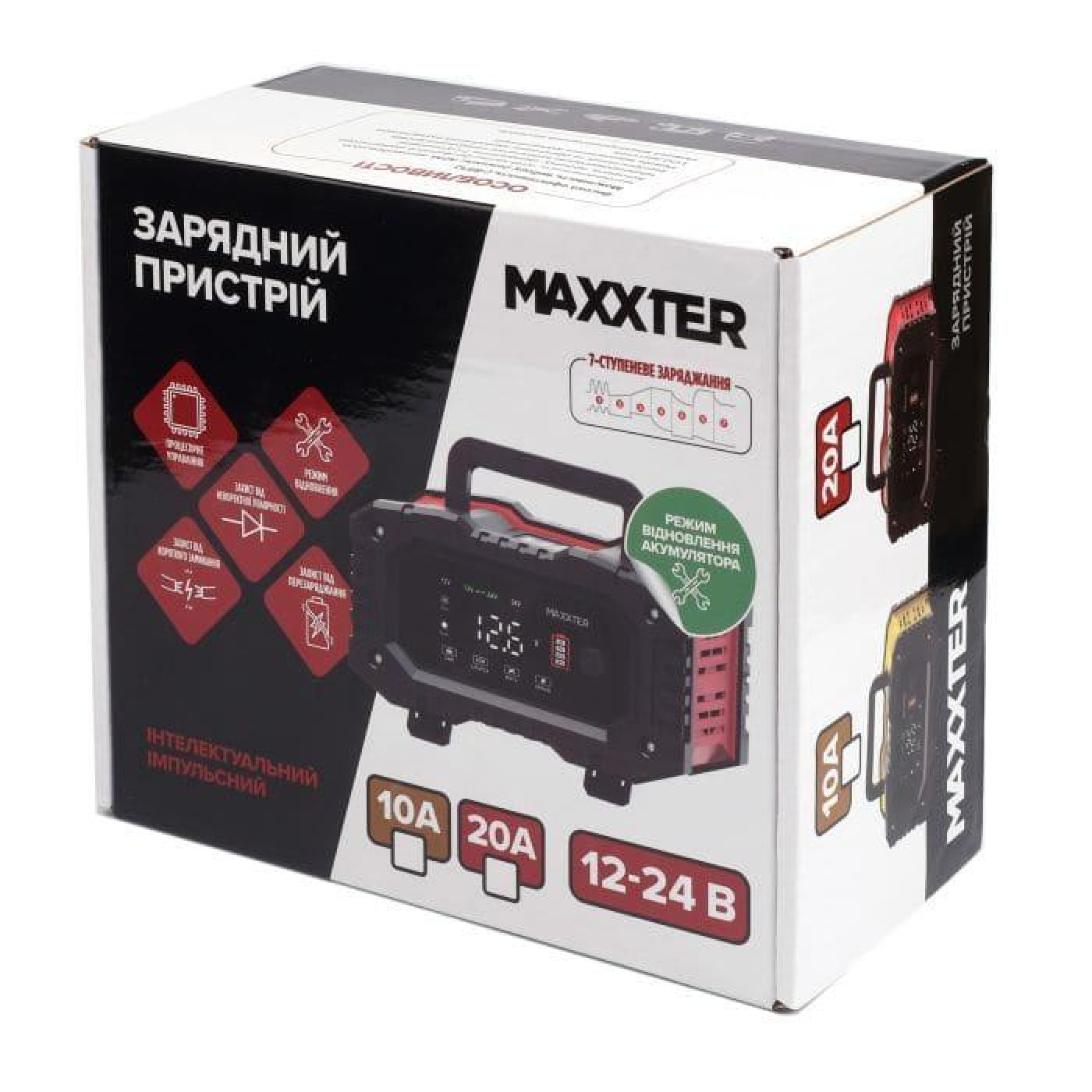 Автомобильное зарядное устройство Maxxter MX-CHR-1224V10P (MX-CHR-1224V10P)