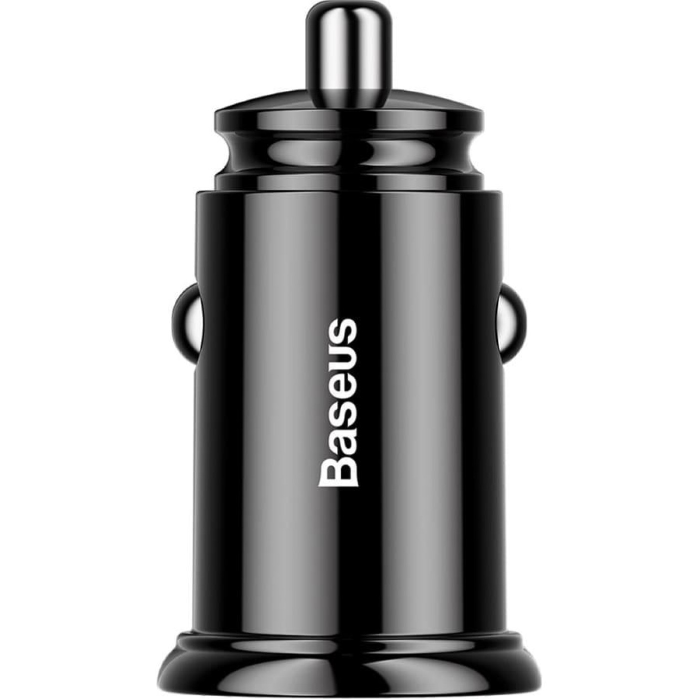 Автомобильное зарядное устройство Baseus Circular Plastic QC 3.0 30W 2USB black (CCALL-YD01)