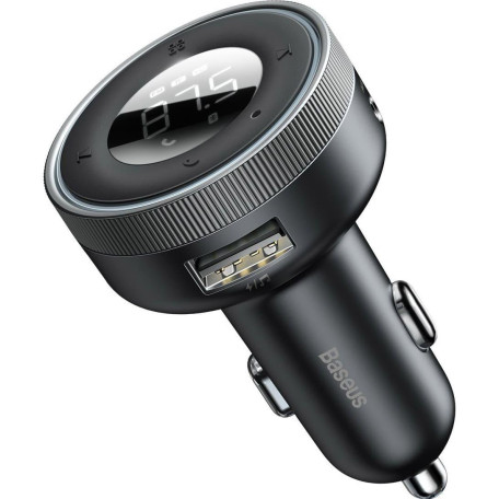 Автомобильное зарядное устройство Baseus FM Launcher Enjoy 3.4A black (CCLH-01)