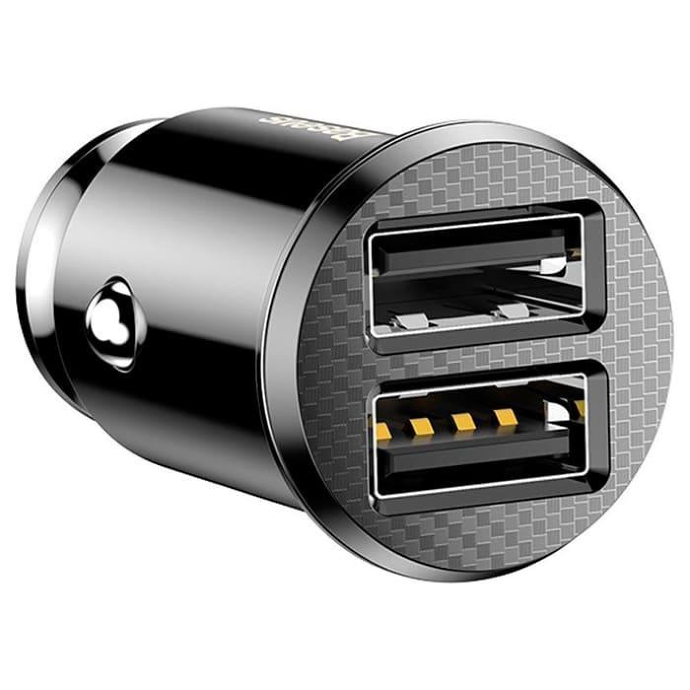 Автомобільний інвертор Baseus Grain 3.1A 2USB black (CCALL-ML01)