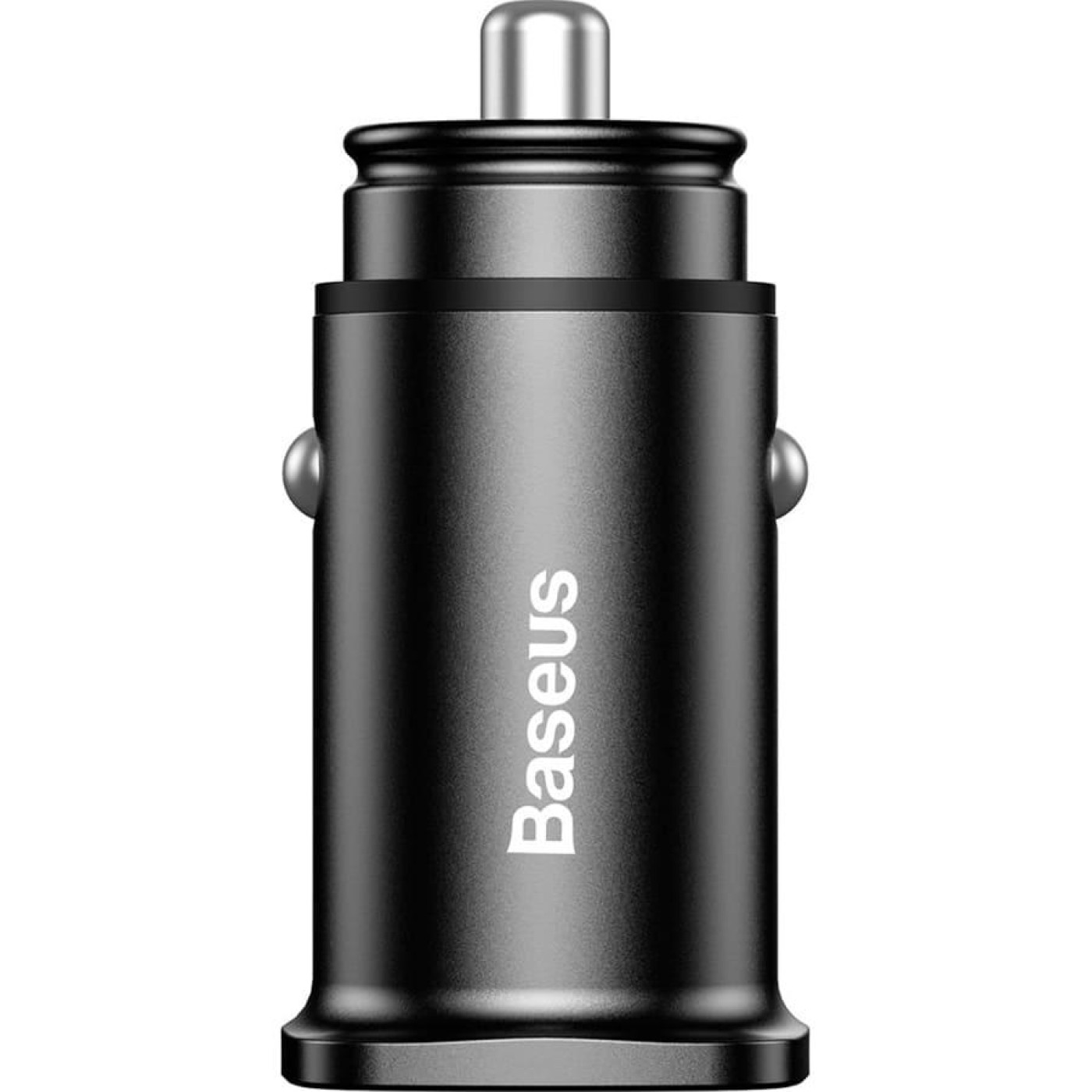 Автомобільний інвертор Baseus Square Metal QC 3.0 30W 2USB black (CCALL-DS01)