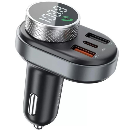 Автомобильное зарядное устройство Proove FM Launcher Sound Link 30W (PD+QC3.0) Type-C+USB black (FMSL30110001)