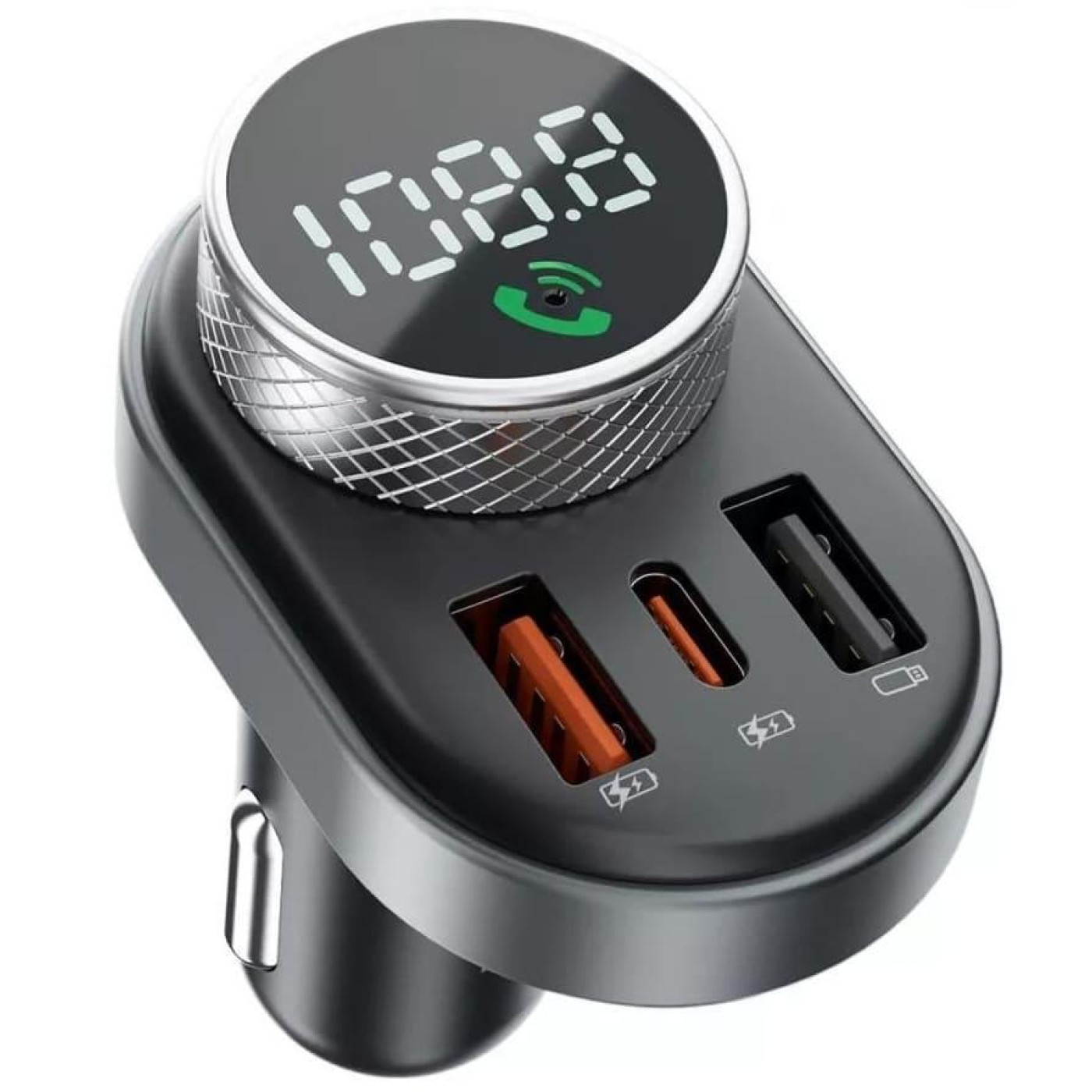 Автомобильное зарядное устройство Proove FM Launcher Sound Link 30W (PD+QC3.0) Type-C+USB black (FMSL30110001)