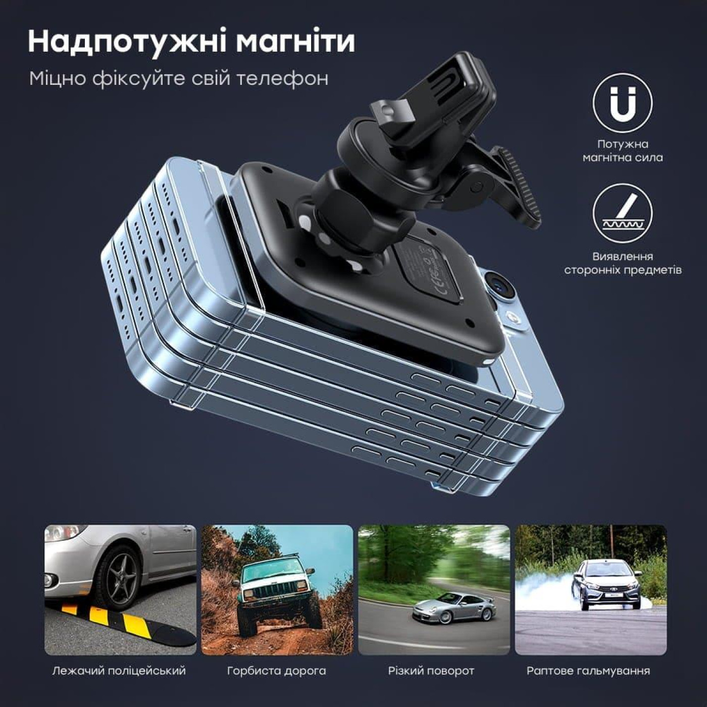 Автомобильное зарядное устройство Choetech QI 15 Вт (T206-F-ACBK)