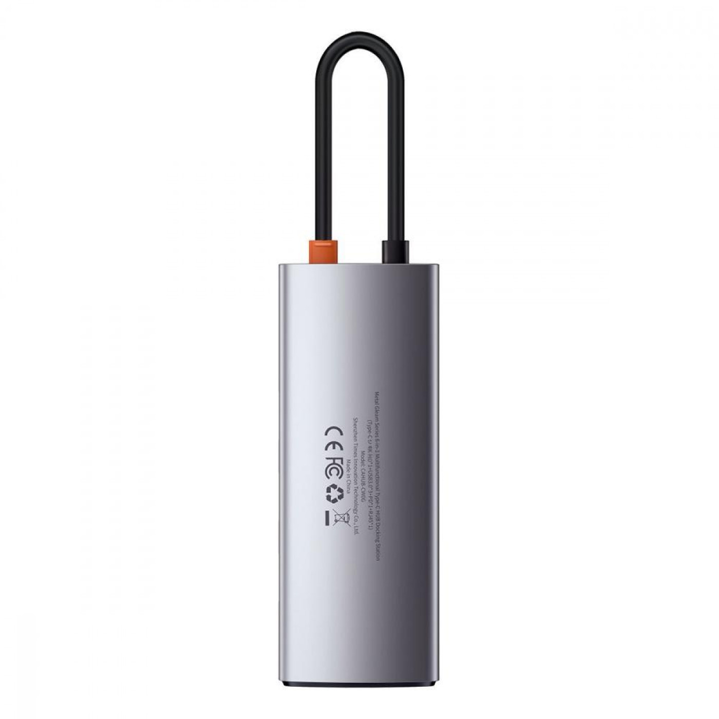 USB-Хаб Baseus USB-C Metal Gleam Series 5in1 Gray (CAHUB-CX0G)