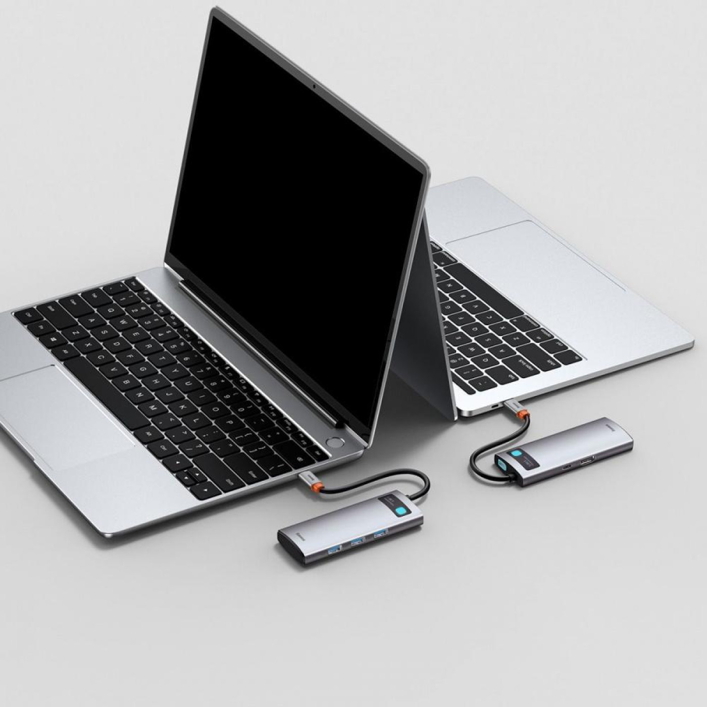 USB-Хаб Baseus USB-C Metal Gleam Series 5in1 Gray (CAHUB-CX0G)