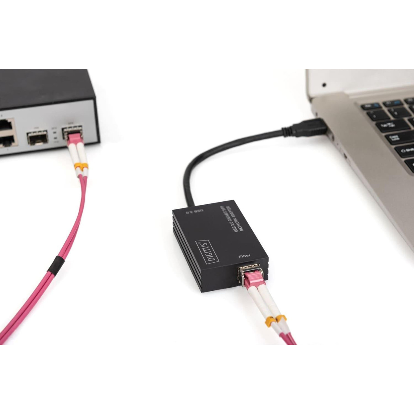 USB-Хаб Digitus USB-A > SFP, USB 3.0 Gigabit Network (DN-3026)
