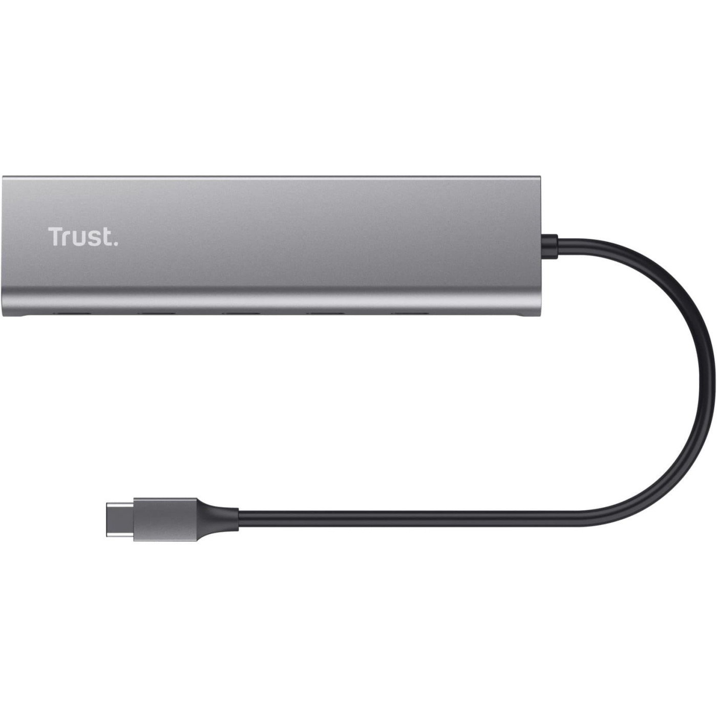 USB-Хаб Trust Halyx USB-C > 5xUSB-C , Алюміній, 0.1м, сірий (25136_TRUST)