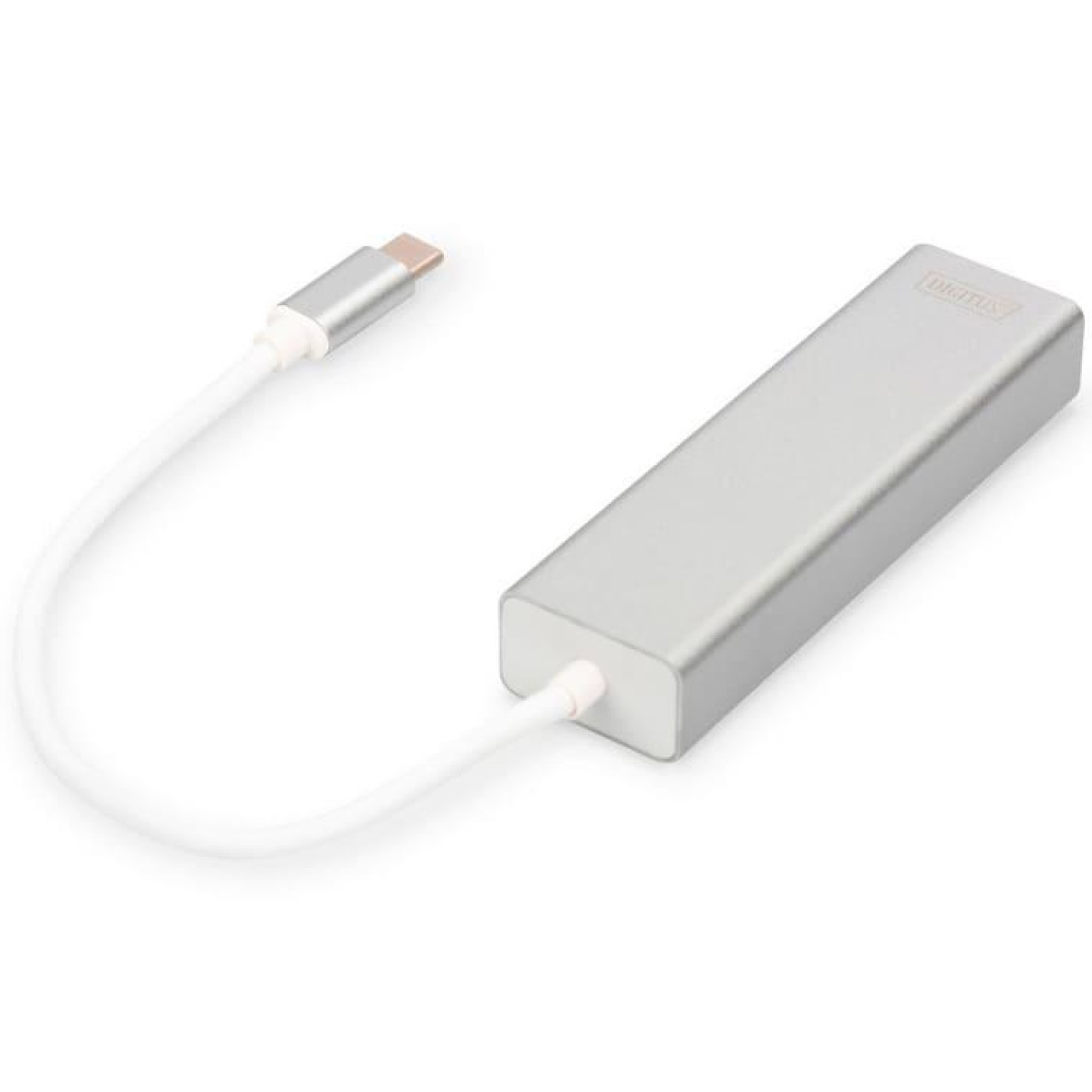 USB-Хаб Digitus USB-C - USB 3.0 3 Port Hub + Gigabit Ethernet (DA-70255)