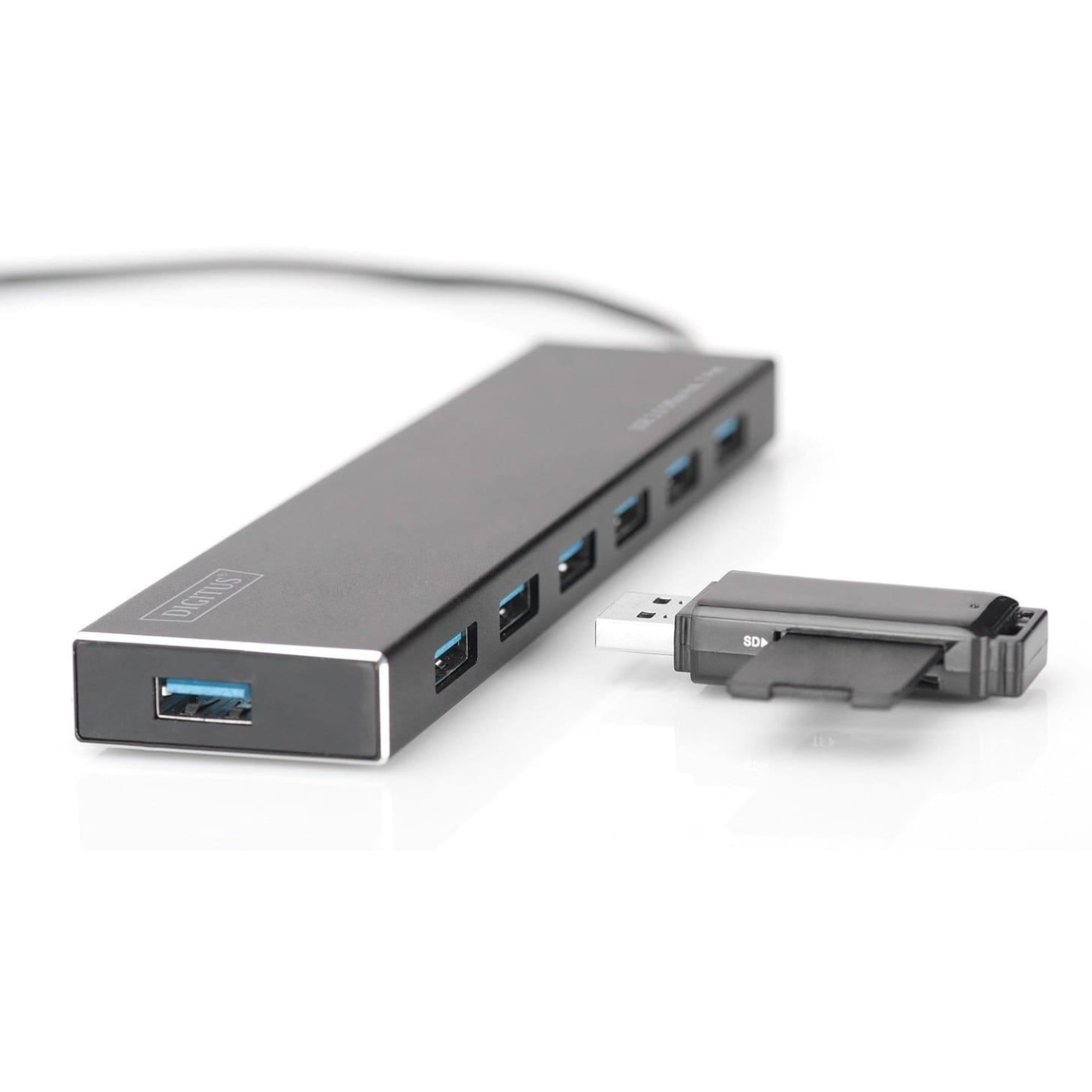 USB-Хаб Digitus USB 3.0 Hub, 7 Port (DA-70241-1)