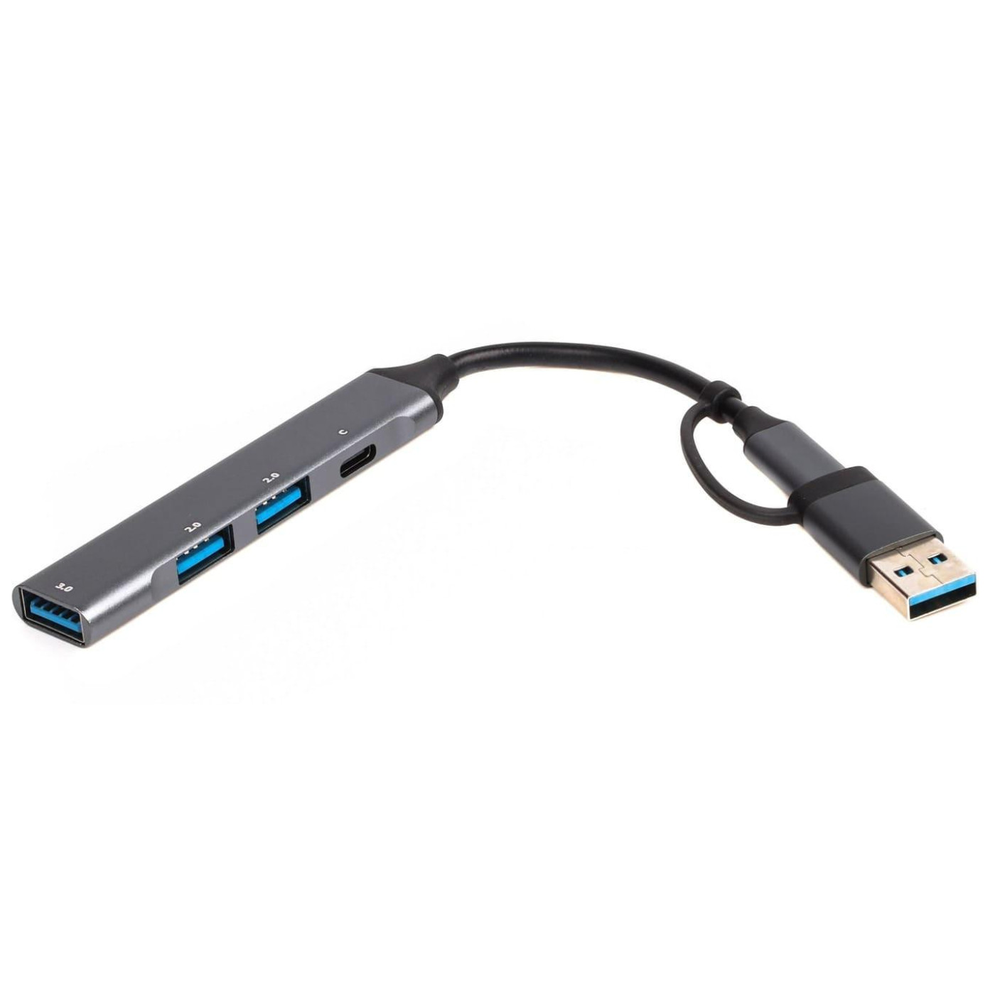 USB-Хаб Maxxter USB 3.0 HU3C-4P1CN-01 (HU3C-4P1CN-01)