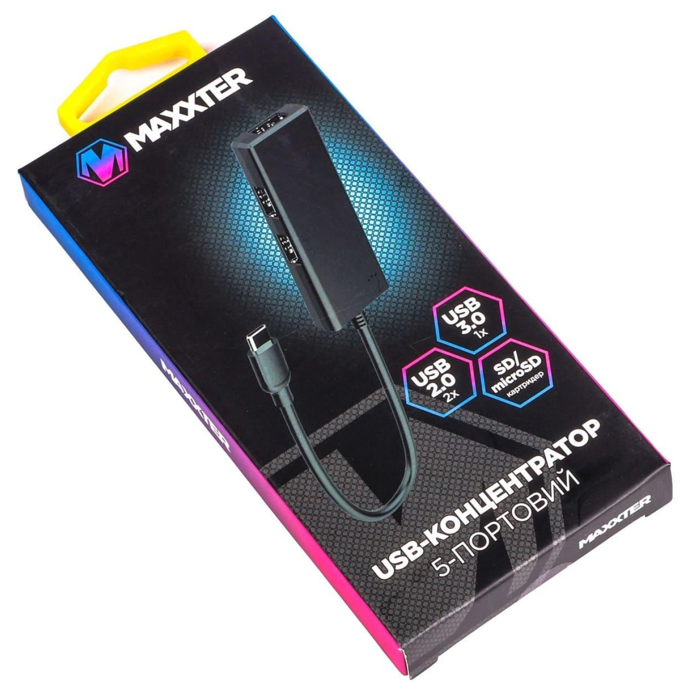 USB-Хаб Maxxter USB 3.0 Type-C HU3C-3PTF-01 (HU3C-3PTF-01)