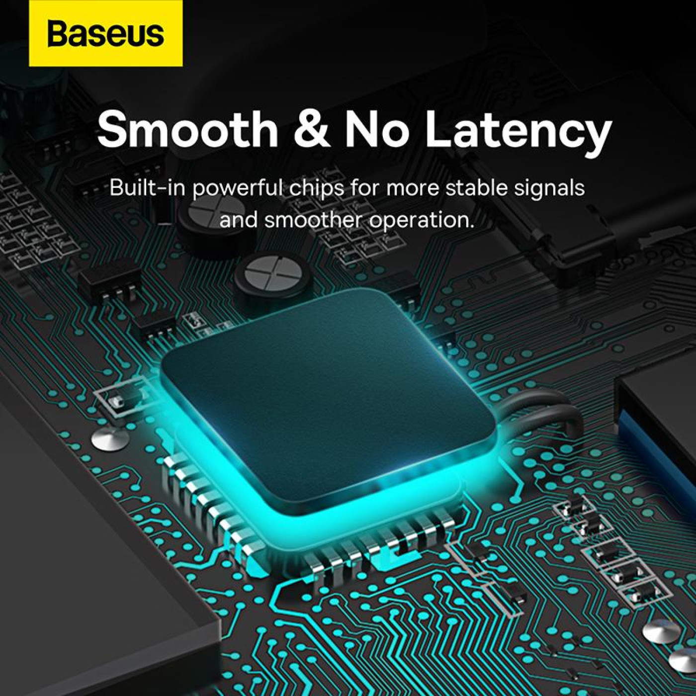 USB-Хаб Baseus Lite Series 4-Port Type-C HUB Adapter (Type-C to USB 3.0*4) 25cm Black (WKQX030301)