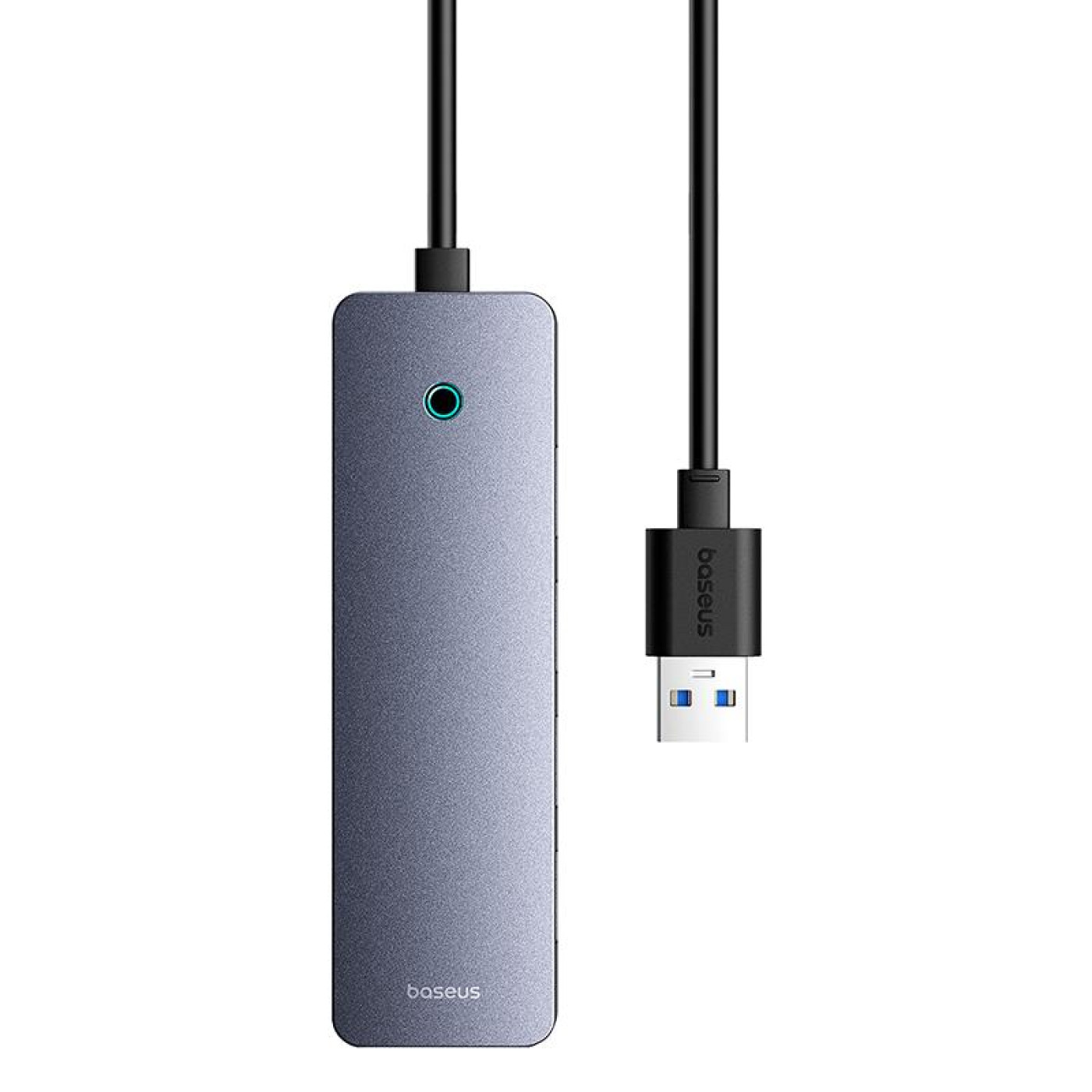 USB-Хаб Baseus UltraJoy Series 4-Port HUB Lite 50cm Space Grey （USBA to USB3.0*4+Type-C5V） (B0005280B811-01)