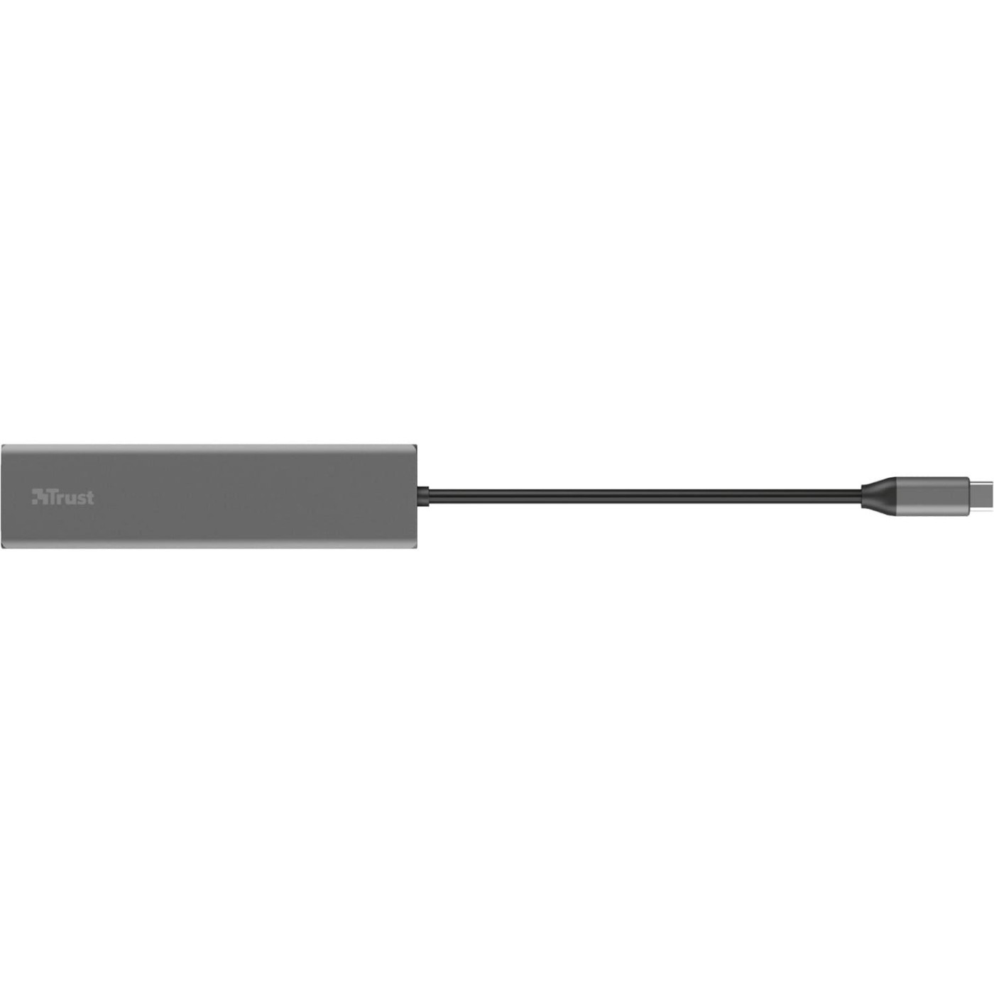 USB-Хаб Trust USB-хаб HALYX FAST 3USB+CARD READER USB-C ALUMINIUM (24191_TRUST)