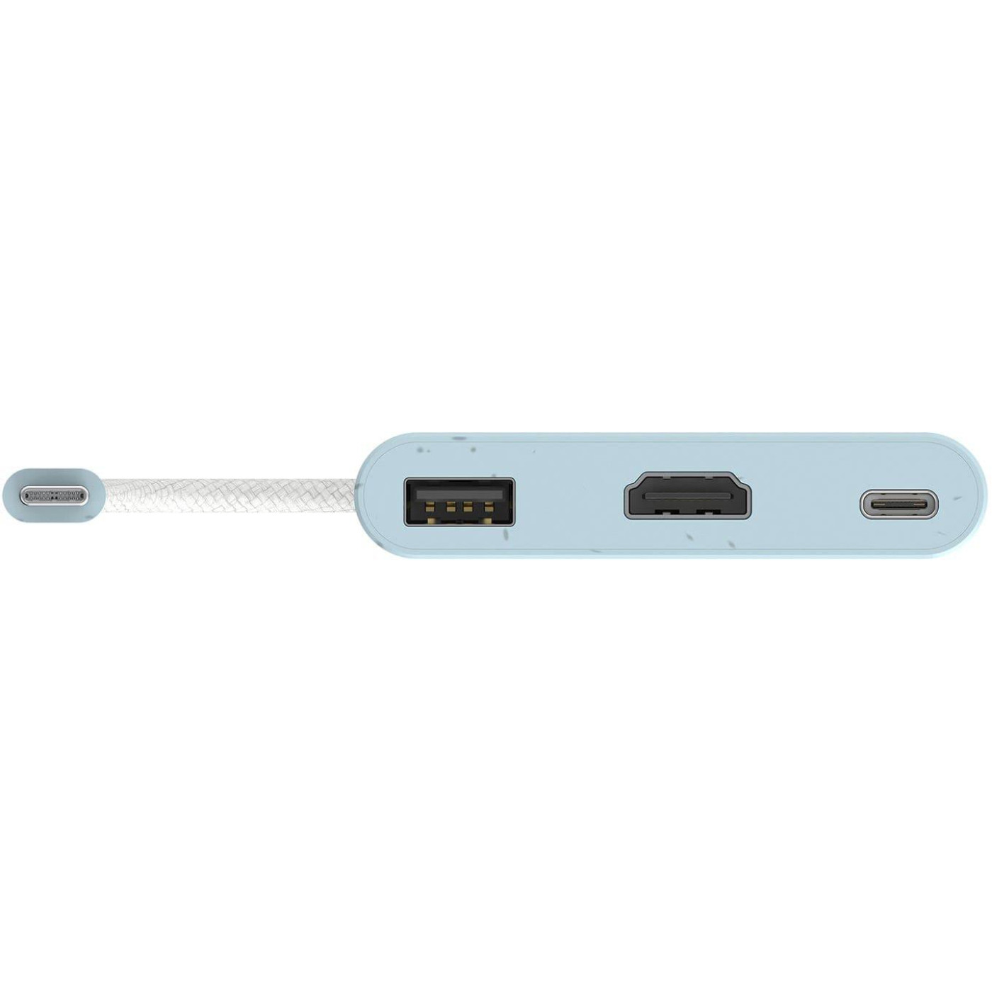 Багатопортовий мультиадаптер J5create JCA379EC-N, USB Type-C 3-в-1 блакитний