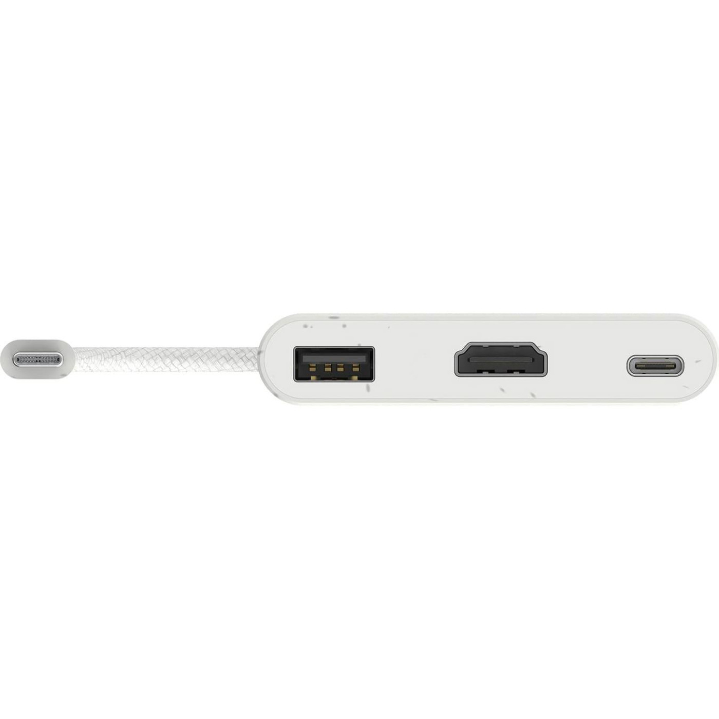 Багатопортовий мультиадаптер J5create JCA379EW-N, USB Type-C 3-в-1 білий