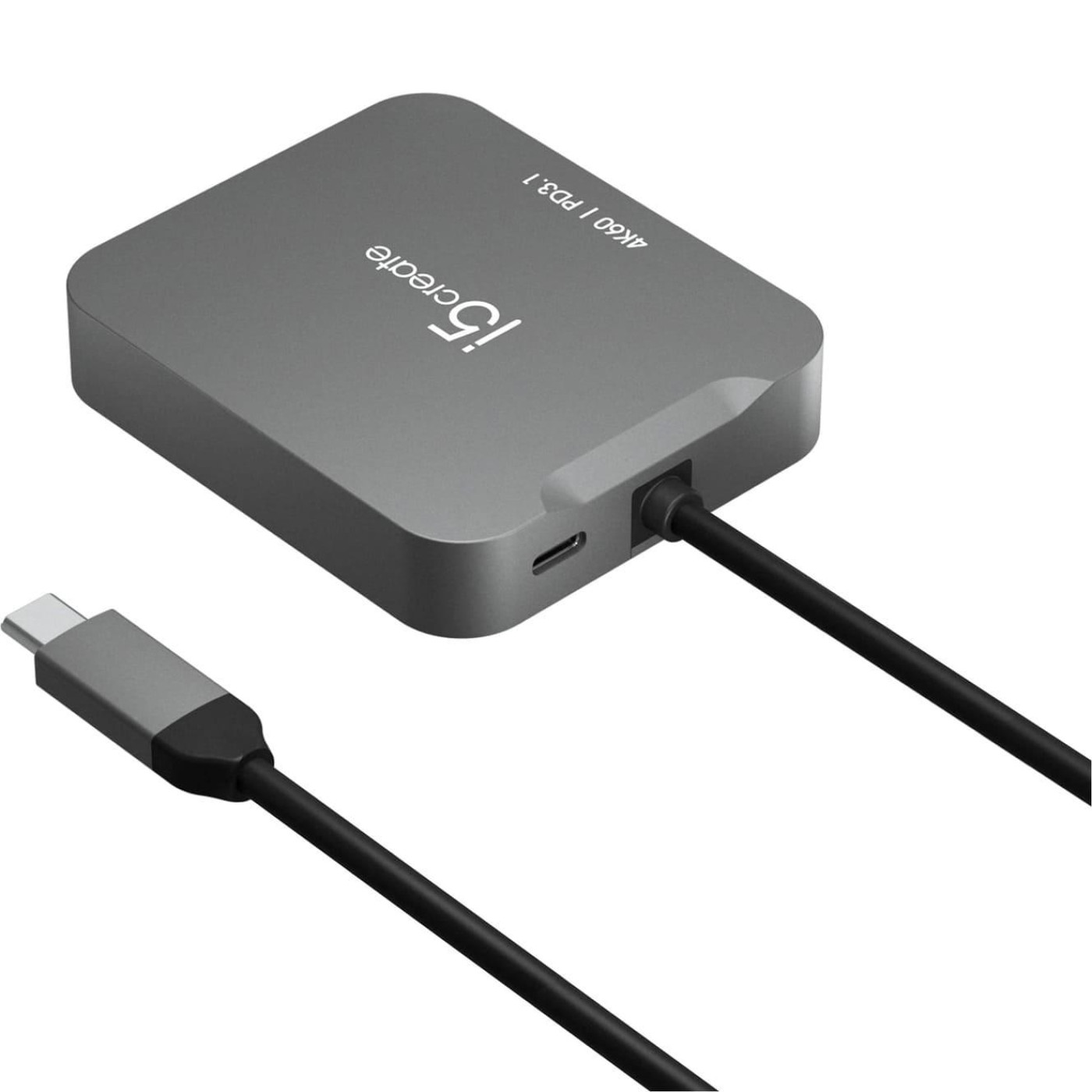 Багатопортовий мультиадаптер J5create JCD3191-N, USB Type-C 5-в-1 білий
