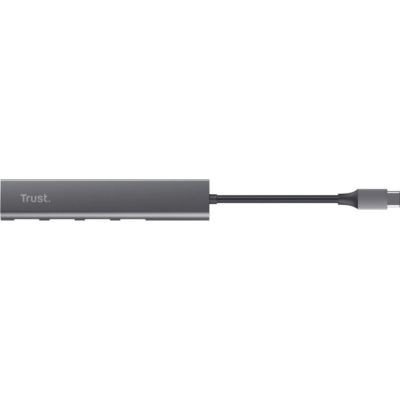 USB-Хаб Trust USB-хаб Halyx Type-C to 4-Port USB-A 3.2 Grey (24948_TRUST)