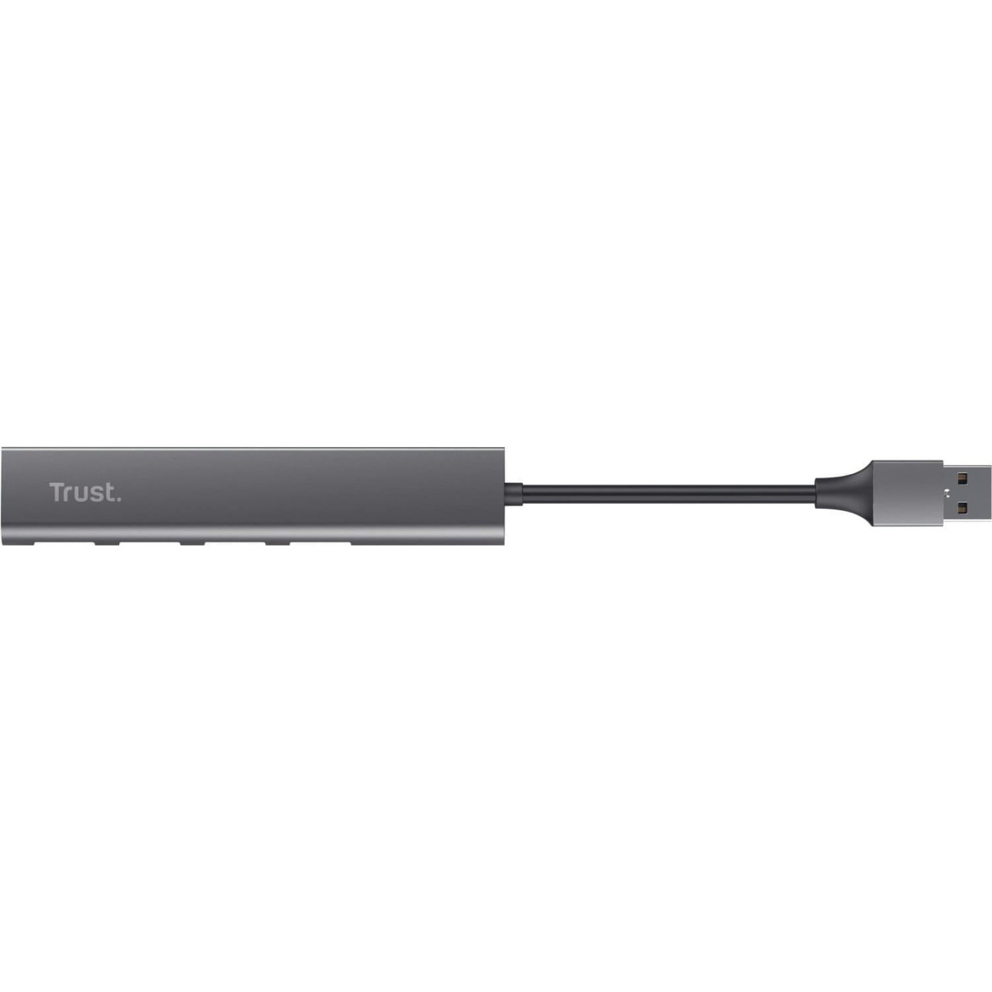 USB-Хаб Trust USB-хаб Halyx 4-Port USB-A 3.2 Grey (24947_TRUST)