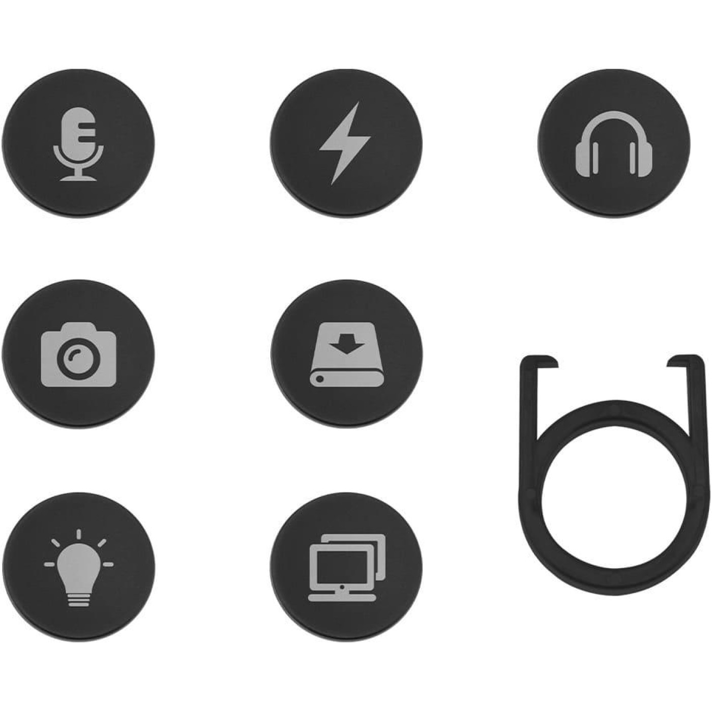 USB-Хаб Streamplify HUB DECK 5-RGB-EU-F, чорний