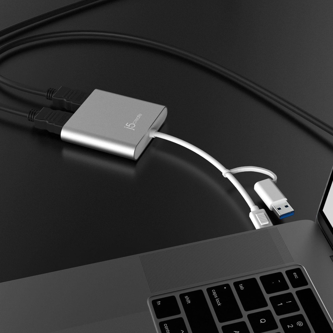 USB-Хаб j5create JCA365-N USB-C/A на 2xHDMI (JCA365-N)