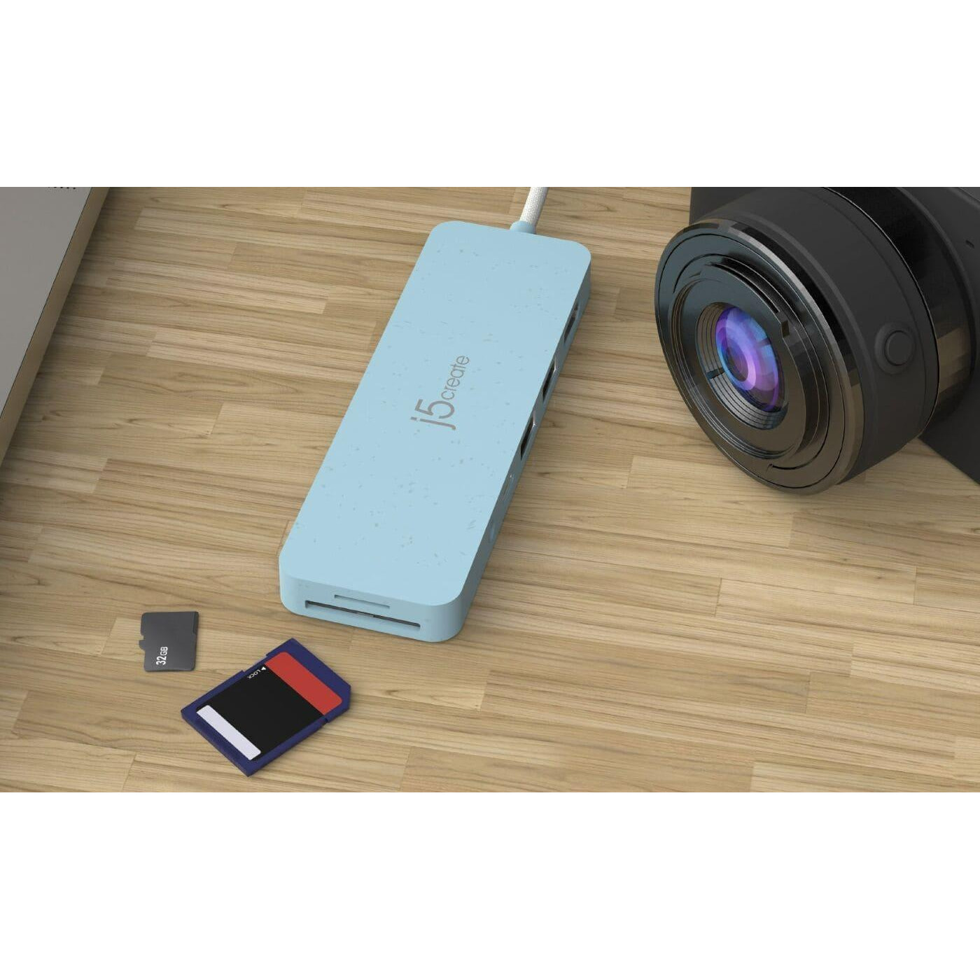 USB-Хаб j5create JCD373EC-N, USB Type-C 6-в-1 (JCD373EC-N)