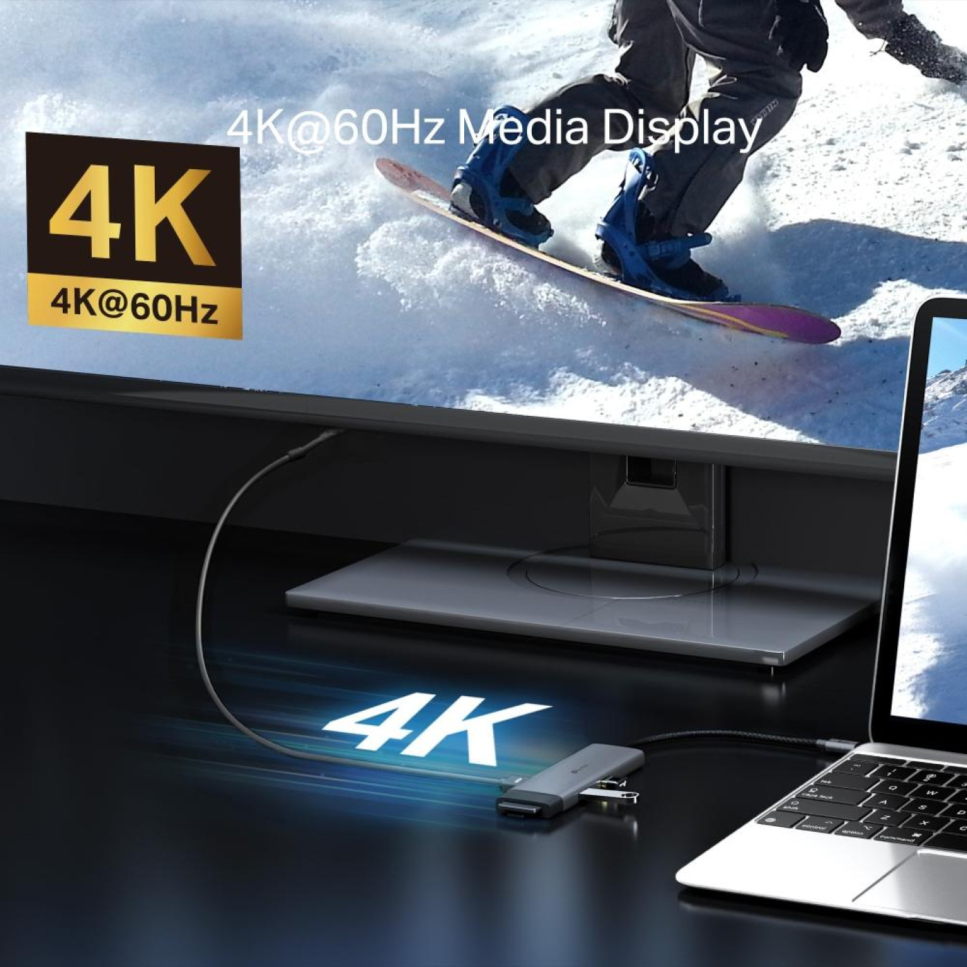 USB-Хаб TP-Link USB Type-C 7 в 1 (UH7020C)