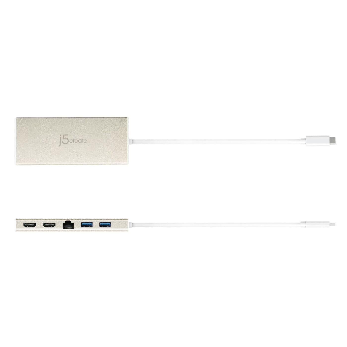 USB-Хаб j5create JCD381-N, Type-C 6-в-1 (JCD381-N)