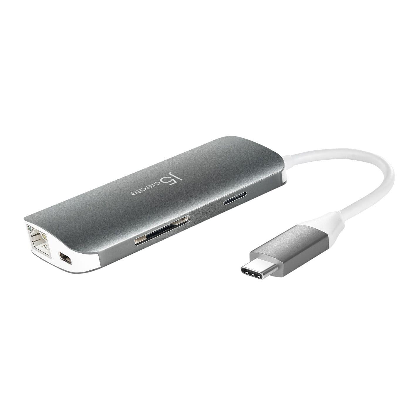 USB-Хаб j5create JCD383-N, USB Type-C 9-в-1 (JCD383-N)